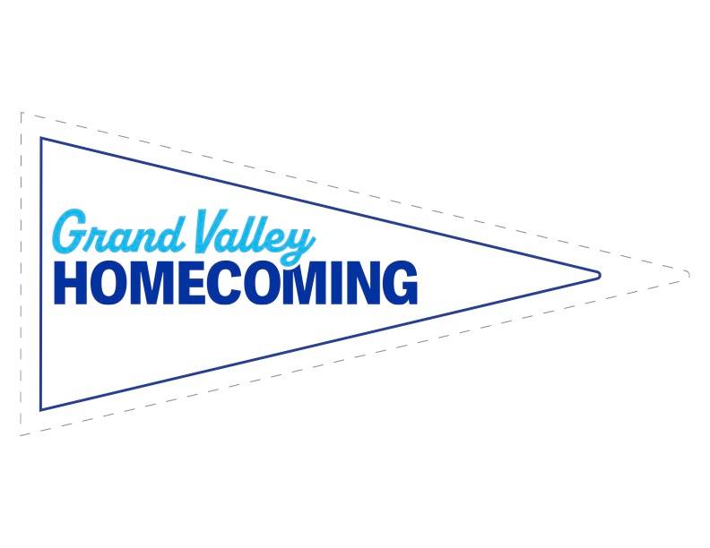 White Homecoming pennant